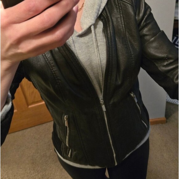 wet seal Gray 3/4 Sleeve Sweatshirt Small Y2k basic essential comfy Clean Girl - Picture 3 of 12